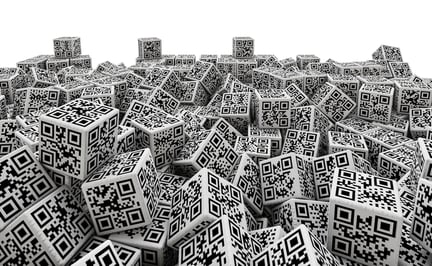 3D barcode cubes