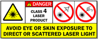 Laser warning