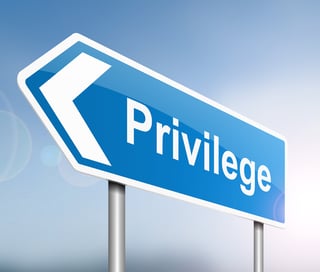 privilege road sign